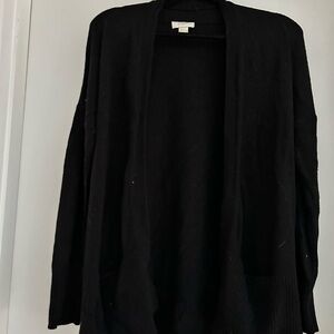 LOFT Black Cardigan Sweater